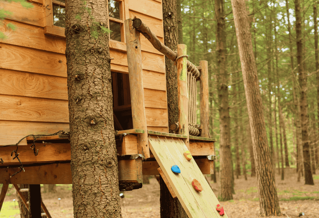 Boomhut t torentje klimmuur